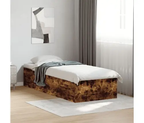 Gulta Bez Matrača, Ozolkoka, 75X190 Cm, Inženierijas Koks Vidaxl