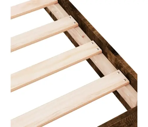 Lovos Rėmas Be Čiužinio, Dūminis, 180X200 cm Apdirbta Mediena