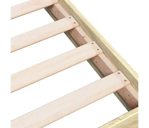 Gulta Bez Matrača, Ozolkoka, 160X200 Cm, Inženierijas Koks Vidaxl