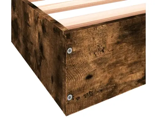 Lovos Rėmas Be Čiužinio, Dūminis, 160X200 cm Apdirbta Mediena