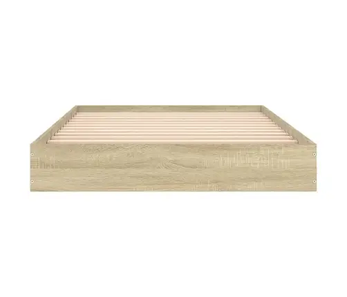 Lovos Rėmas Be Čiužinio, Sonoma, 100X200cm Apdirbta Mediena