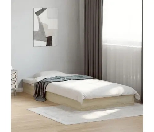 Lovos Rėmas Be Čiužinio, Sonoma, 100X200cm Apdirbta Mediena