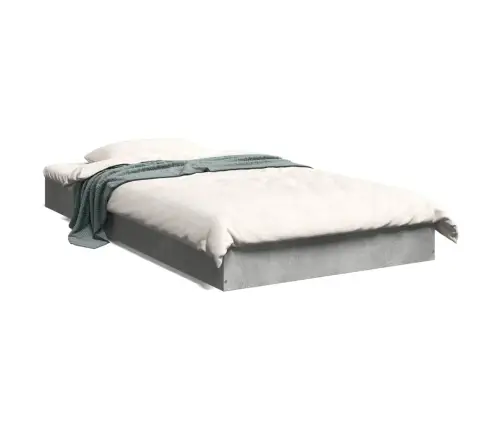 Lovos Rėmas, Betono Pilkos Spalvos, 100X200cm Apdirbta Mediena