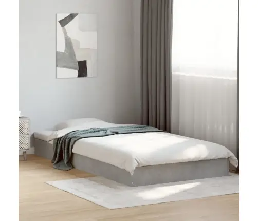 Lovos Rėmas, Betono Pilkos Spalvos, 100X200cm Apdirbta Mediena