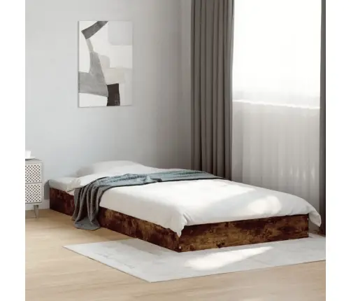 Gulta Bez Matrača, Ozolkoka, 100X200 Cm, Inženierijas Koks Vidaxl