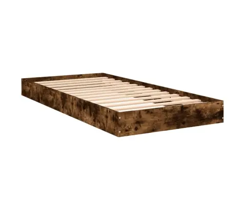 Gulta Bez Matrača, Ozolkoka, 75X190 Cm, Inženierijas Koks Vidaxl Gulta Bez Matrača, Ozolkoka, 75X190 Cm, Inženierijas Koks Vidaxl