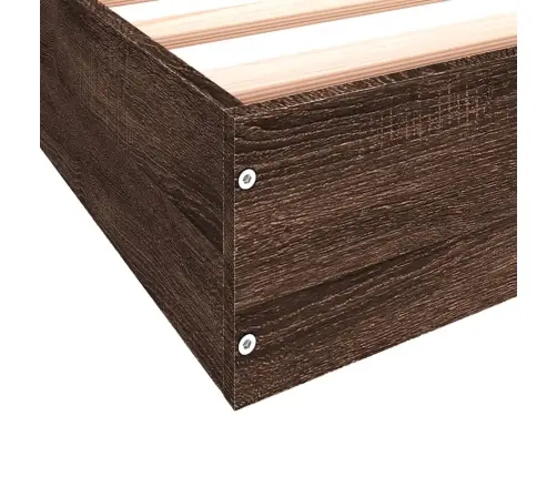 Lovos Rėmas Be Čiužinio, Dūminis, 75X190cm Apdirbta Mediena