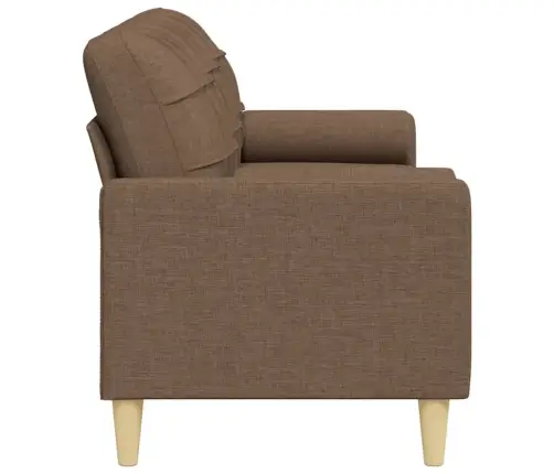 3-Kohaline Diivan Patjadega, Pruun, 210 cm Kangas