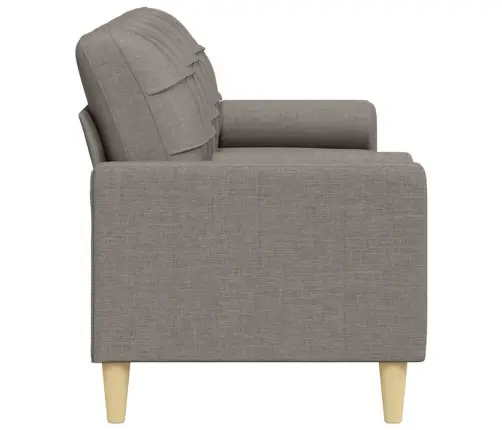 Trivietė Sofa Su Pagalvėlėmis, Taupe Spalvos, 210cm Audinys