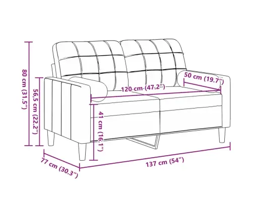 Divvietīgs Dīvāns Ar Spilveniem, Tumši Zaļš, 120 Cm, Samts Vidaxl