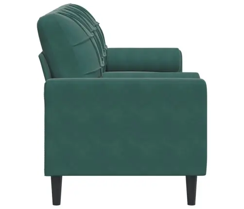 3-Kohaline Diivan Patjadega, Tumeroheline, 180 cm Samet