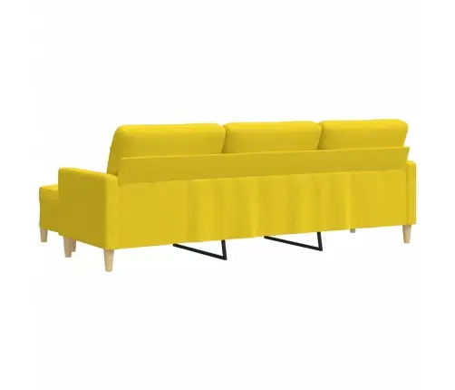 3-Kohaline Diivan Jalapingiga, Helekollane, 210 cm Kangas