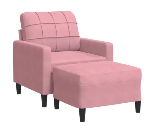 Tugitool Jalapingiga, Roosa, 60 cm Samet