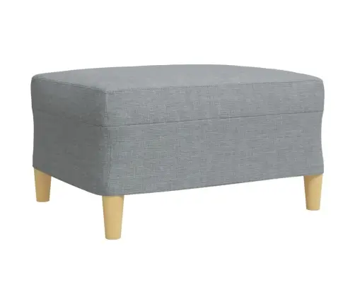 4-Osaline Diivanikomplekt Patjadega, Helehall, Kangas