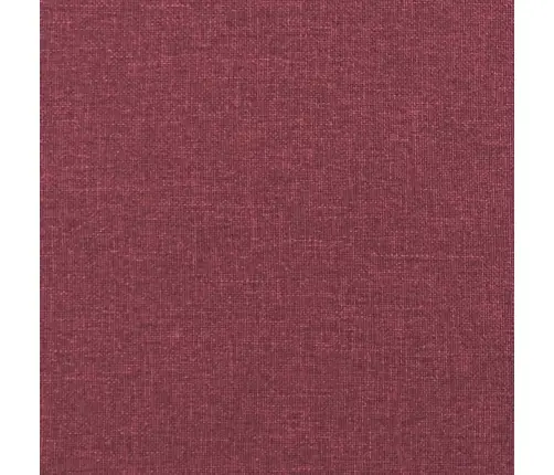 Sofos Komplektas, 2 Dalių, Raudonojo Vyno Spalvos, Audinys