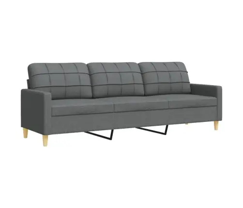 2-Osaline Diivanikomplekt Patjadega, Tumehall, Kangas