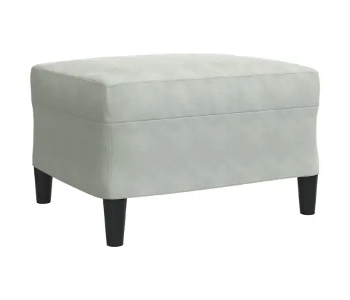 Sofos Komplektas Su Pagalvėlėmis, 4 Dalių, Pilkas, Aksomas