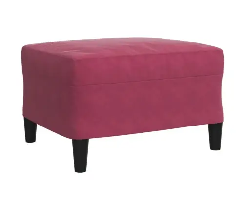 Četrdaļīgs Dīvānu Komplekts Ar Spilveniem, Vīnsarkans Samts Vidaxl