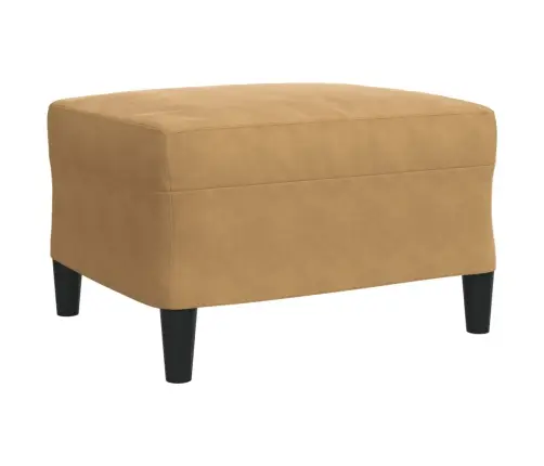 4-Osaline Diivanikomplekt Patjadega, Pruun, Samet