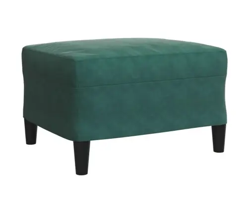 Sofos Komplektas Su Pagalvėlėmis, 4 Dalių, Žalias, Aksomas