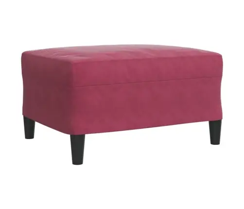 Četrdaļīgs Dīvānu Komplekts Ar Spilveniem, Vīnsarkans Samts Vidaxl