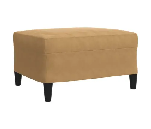 Trīsdaļīgs Dīvānu Komplekts Ar Spilveniem, Brūns Samts Vidaxl