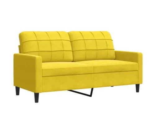 Trīsdaļīgs Dīvānu Komplekts Ar Spilveniem, Dzeltens Samts Vidaxl Trīsdaļīgs Dīvānu Komplekts Ar Spilveniem, Dzeltens Samts Vidaxl