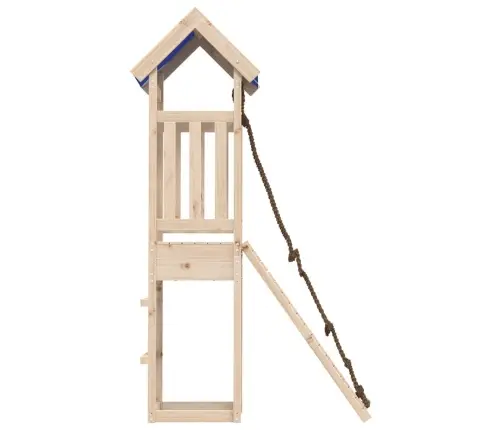 Lauko Žaidimų Aikštelės Komplektas, Pušies Medienos Masyvas