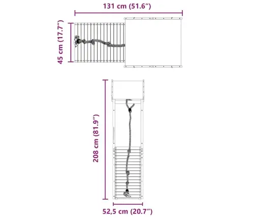 Lauko Žaidimų Aikštelės Komplektas, Pušies Medienos Masyvas
