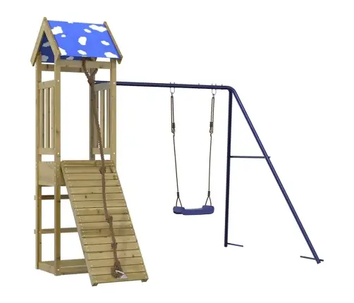 Õue Mänguväljak, Immutatud Männipuit