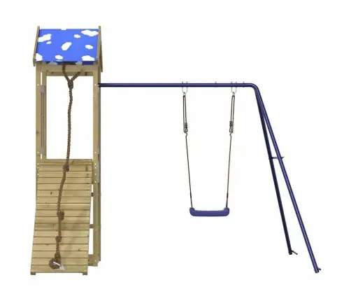 Õue Mänguväljak, Immutatud Männipuit