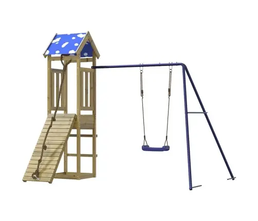 Õue Mänguväljak, Immutatud Männipuit