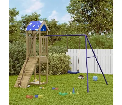 Õue Mänguväljak, Immutatud Männipuit