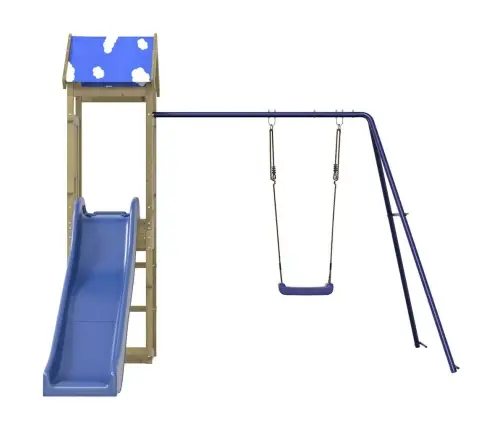 Āra Rotaļu Laukums, Impregnēts Priedes Koks Vidaxl