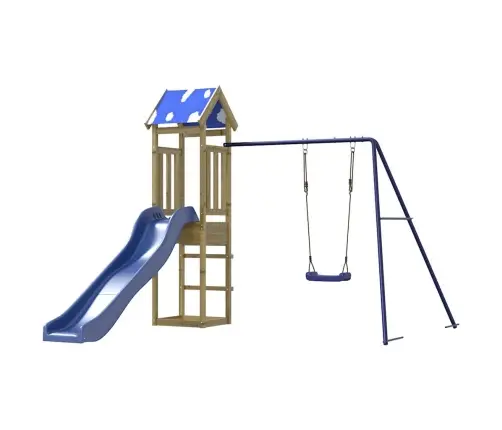 Āra Rotaļu Laukums, Impregnēts Priedes Koks Vidaxl