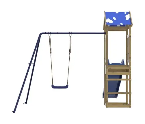 Āra Rotaļu Laukums, Impregnēts Priedes Koks Vidaxl