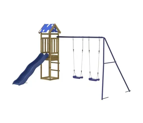 Āra Rotaļu Laukums, Impregnēts Priedes Koks Vidaxl