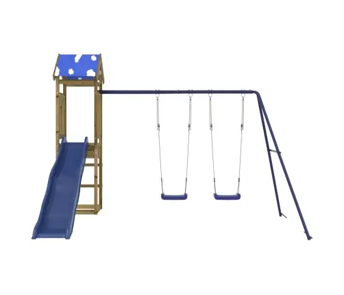 Āra Rotaļu Laukums, Impregnēts Priedes Koks Vidaxl