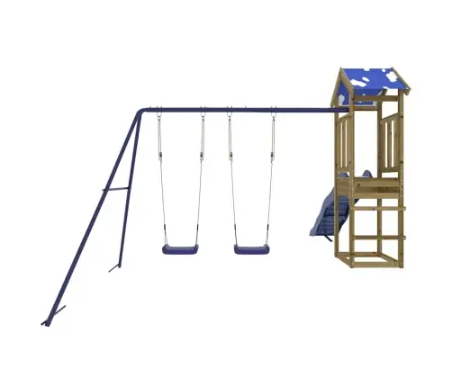 Āra Rotaļu Laukums, Impregnēts Priedes Koks Vidaxl