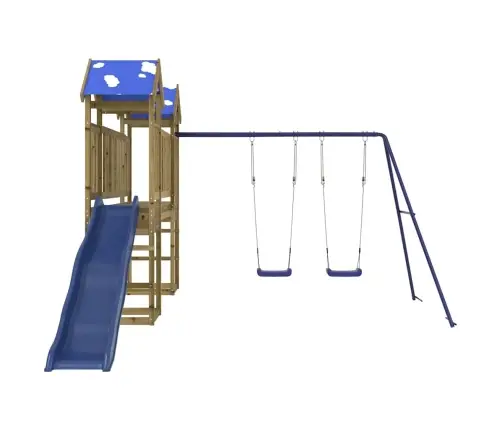 Āra Rotaļu Laukums, Impregnēts Priedes Koks Vidaxl