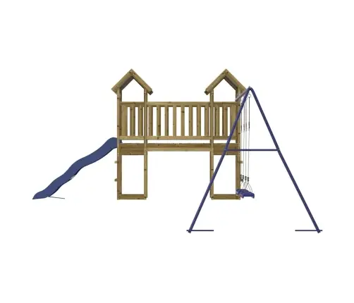 Āra Rotaļu Laukums, Impregnēts Priedes Koks Vidaxl