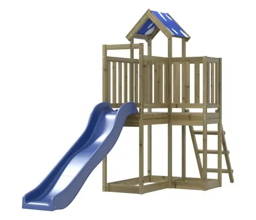 Õue Mänguväljak, Immutatud Männipuit