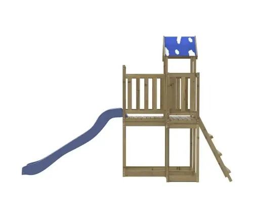 Õue Mänguväljak, Immutatud Männipuit