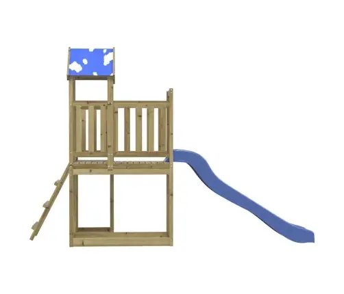 Õue Mänguväljak, Immutatud Männipuit