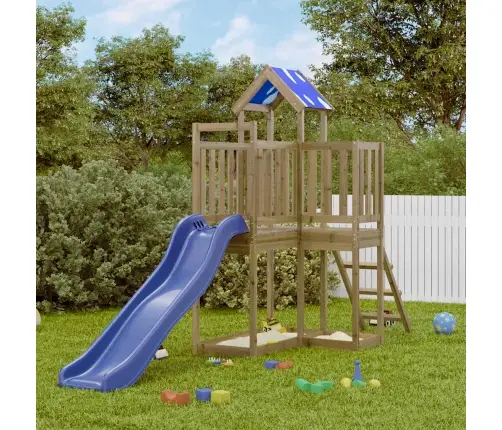 Õue Mänguväljak, Immutatud Männipuit