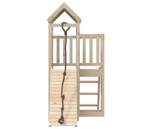 Lauko Žaidimų Aikštelės Komplektas, Pušies Medienos Masyvas