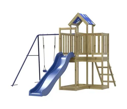 Āra Rotaļu Laukums, Impregnēts Priedes Koks Vidaxl