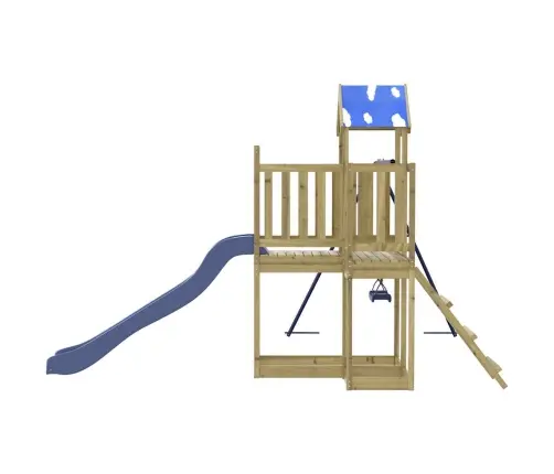 Āra Rotaļu Laukums, Impregnēts Priedes Koks Vidaxl