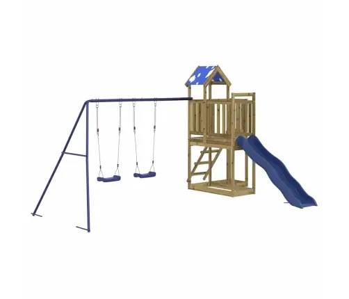 Āra Rotaļu Laukums, Impregnēts Priedes Koks Vidaxl