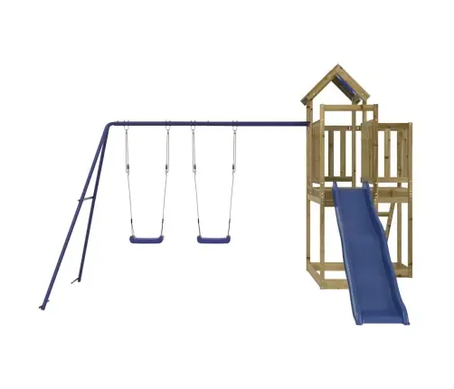 Āra Rotaļu Laukums, Impregnēts Priedes Koks Vidaxl